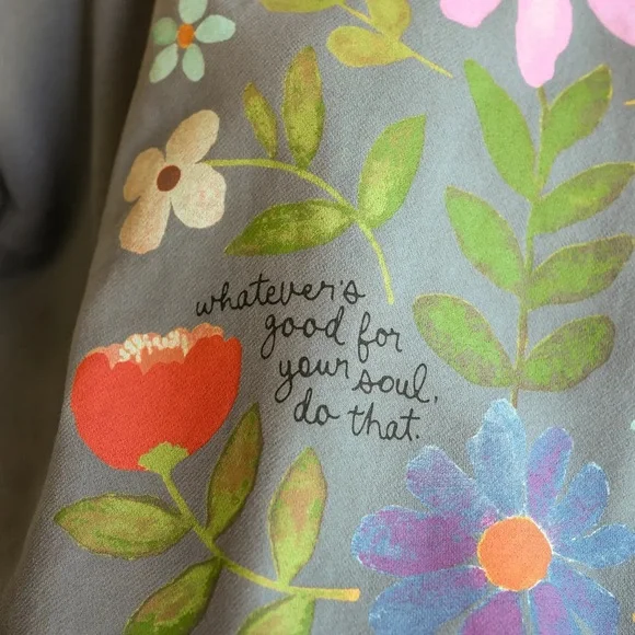 NWT Natural Life Marlowe Sweatshirt “Good For Your Soul” Style Size S - Picture 2 of 7